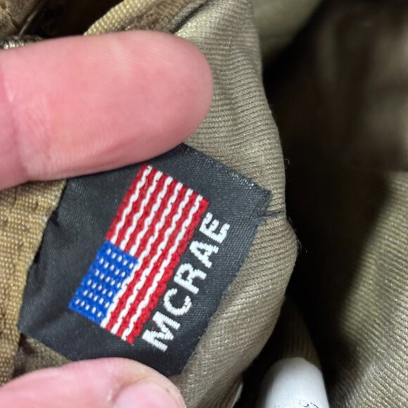 McRae Military Combat Boots Tan Suede Hot Weather Mens Army Size 12R Made In USA - Picture 12 of 12